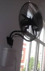 wall mist fan