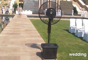 water mist fan